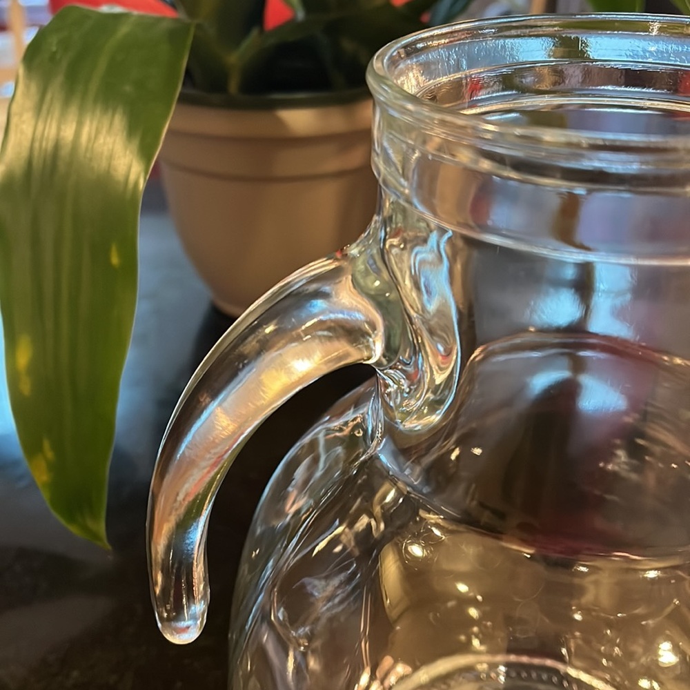 Glass Round Pitcher - Picture 2 of 8